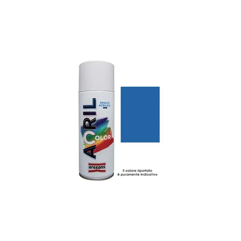 Smalto spray acril color Arexons blu traffico ral 5017 ml 400