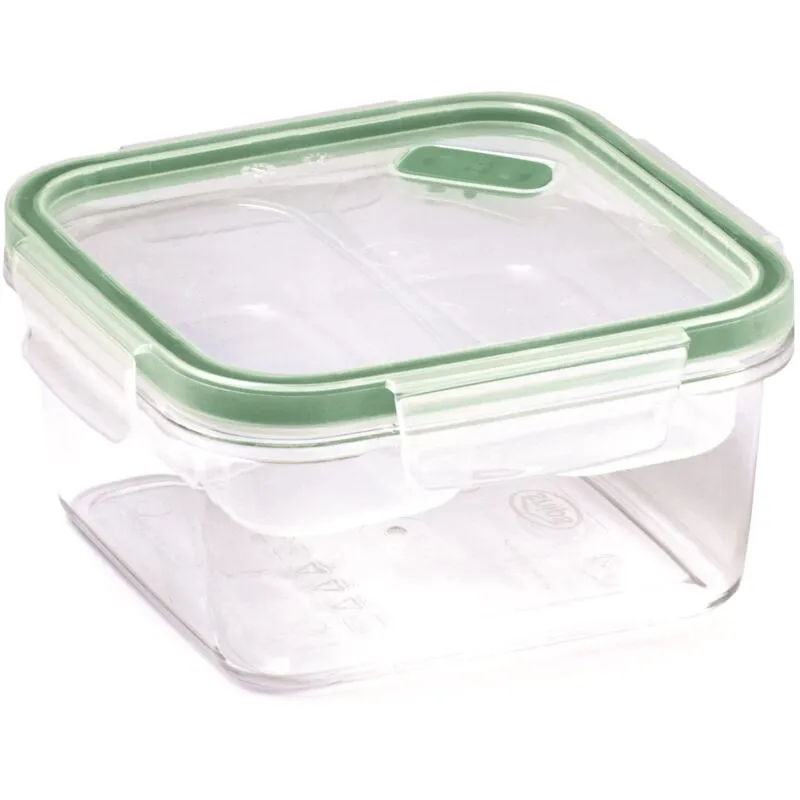 Lunch Box Quadrato 0,80 lt Tritan Renew 50% Plastica Riciclata Certificata Made in Italy Bpa Free - 