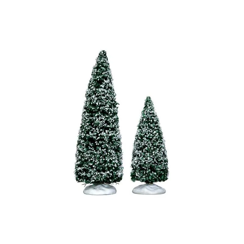 Snowy Juniper Tree Medium & Small Set of 2 Cod. 34665