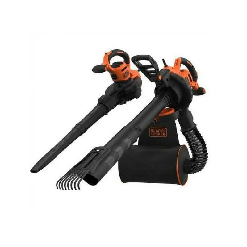 Soffiatore/aspiratore/trituratore a filo con zaino e raschietto 3000w beblv301-qs - Black&decker