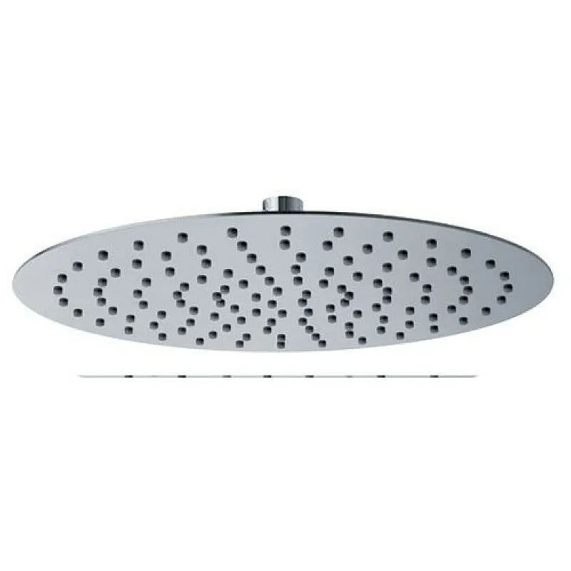 Soffione doccia in acciaio inox Roma, con snodo 250 mm Con braccio doccia