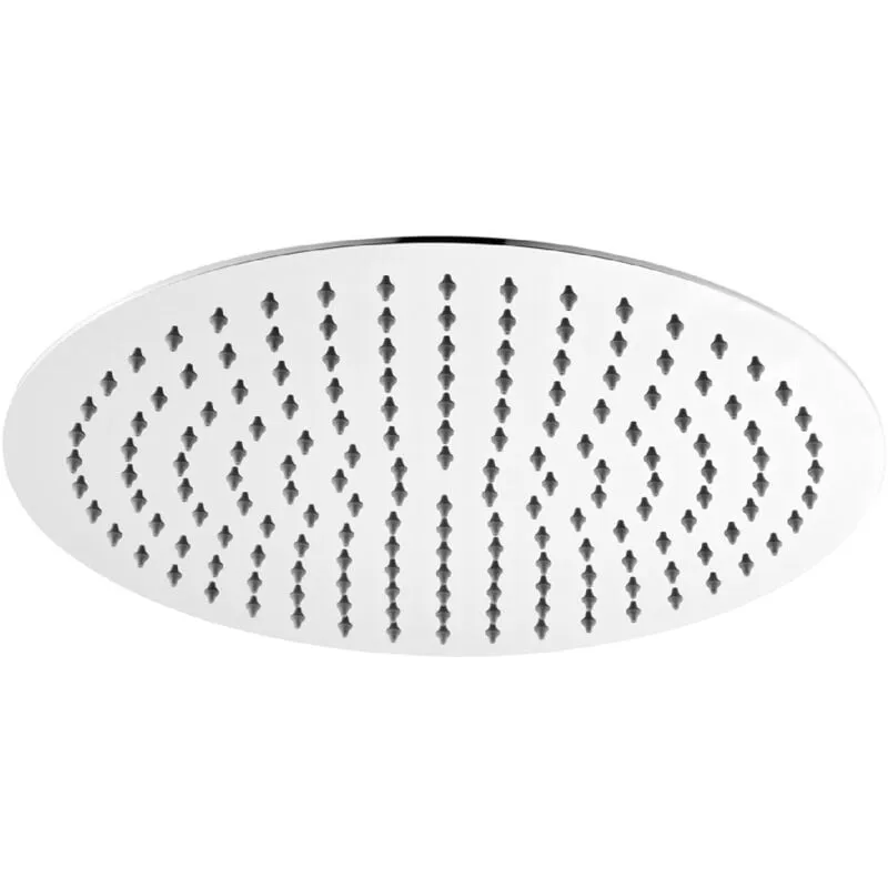 Dianhydro soffione doccia tondo Ultra Slim 20 cm spessore 2 mm in acciaio inox accessori e ricambi bagno doccia Acciaio Inox 20 cm