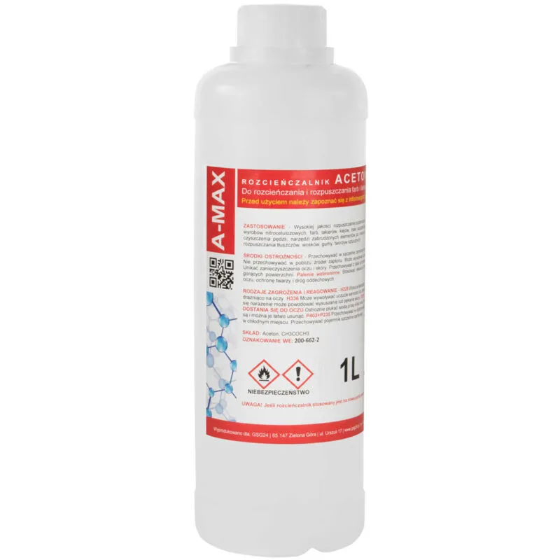 Solvente acetone A-MAX 1L