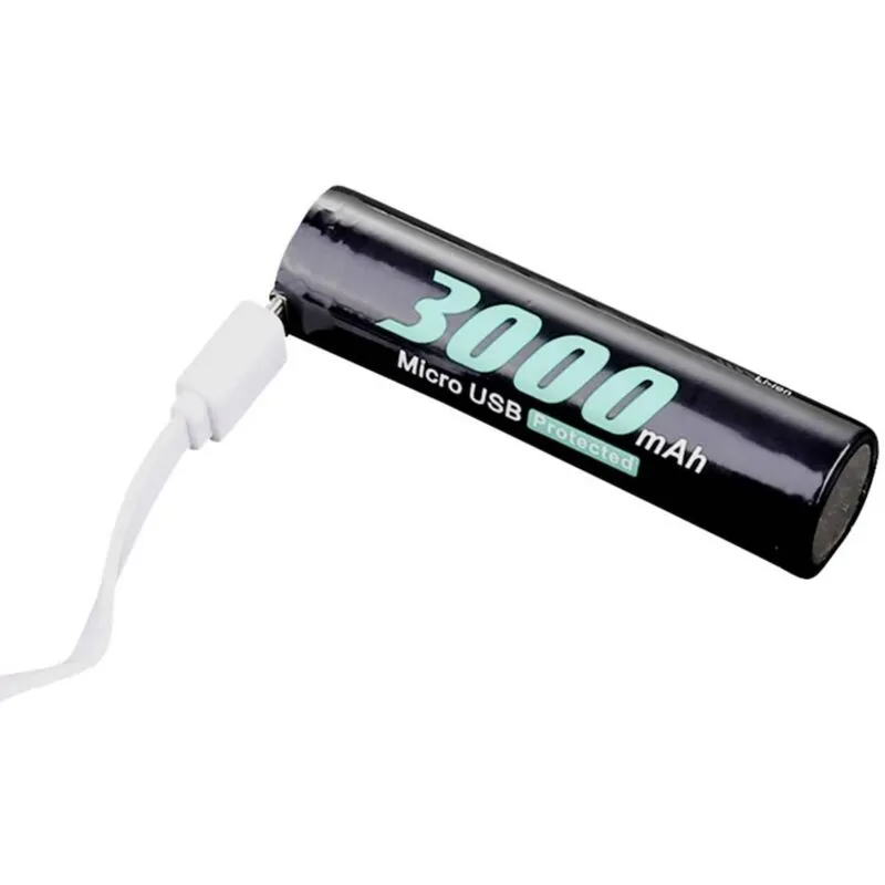 18650USB-3.7-3000 Batteria ricaricabile usb micro-B. 18650 Li-Ion 3.6 v 3000 mAh - Soshine