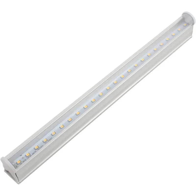 Sottopensile led smd trasparente plafoniera neon tubo 90 cm 14 watt luce calda 3000k reglette per soffitto mensole ripiani