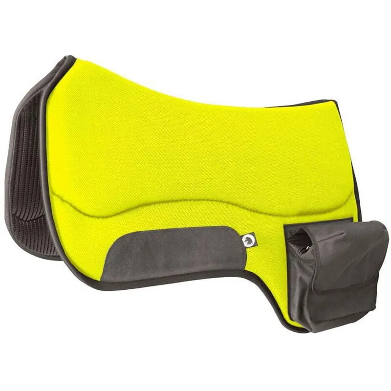 Sottosella trekking in sympatex e tessuto tecnico traspirante completo di tasche a strappo - Lime