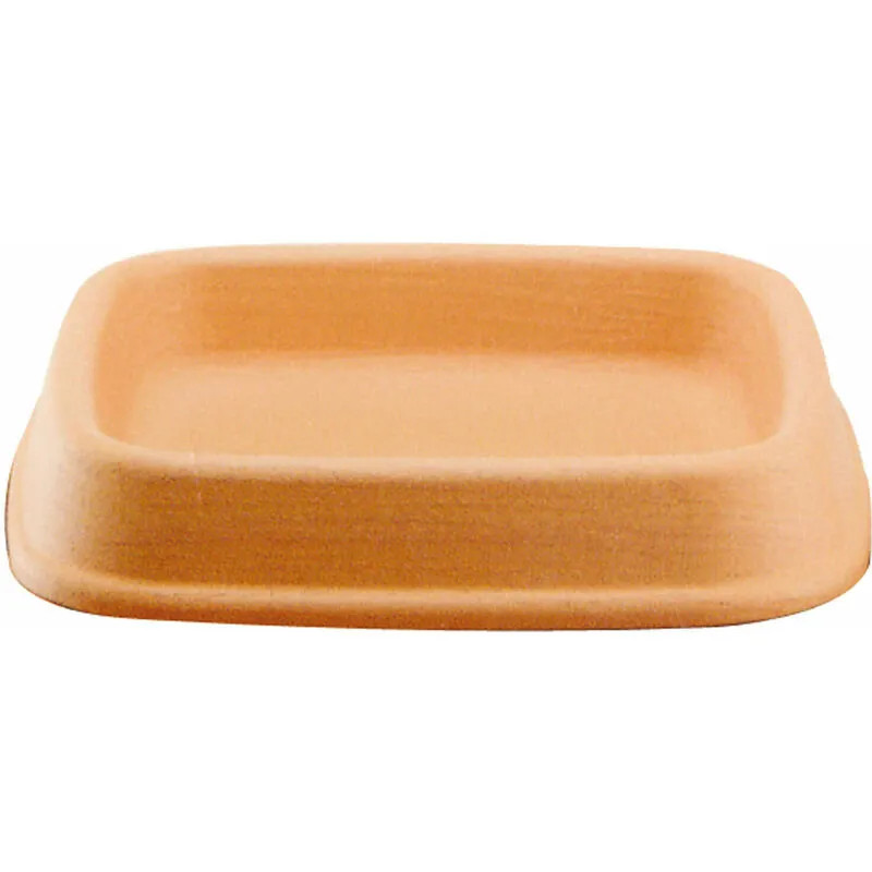 Sottovaso In Resina Gdm Quadro Impruneta 31 X 31 Cm Per Vaso D.46cm Fra 522814