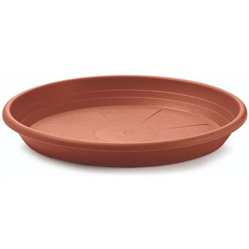 Veca - sottovaso cilindro D.13CM terracotta per vasi