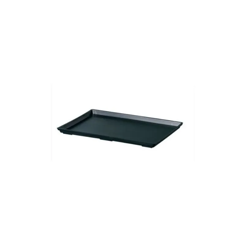 Sottovaso Giapponese in plastica a bordo diritto per bonsai 19x13x1,2 cm - D6