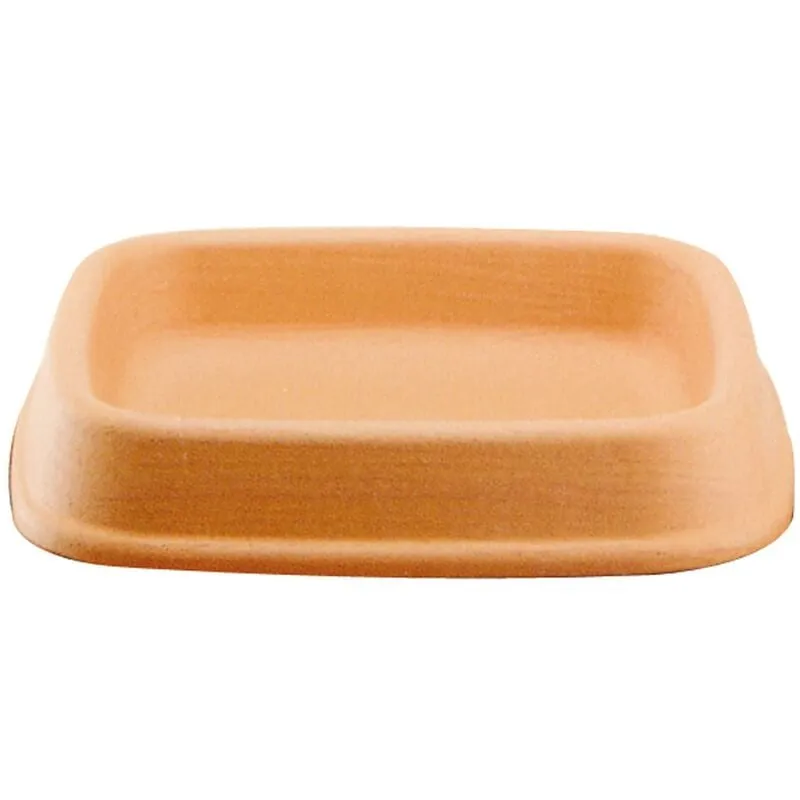 Dimartino - Sottovaso quadrato Zeus Impruneta Di Martino - 38x38 cm per vaso Ø46 cm