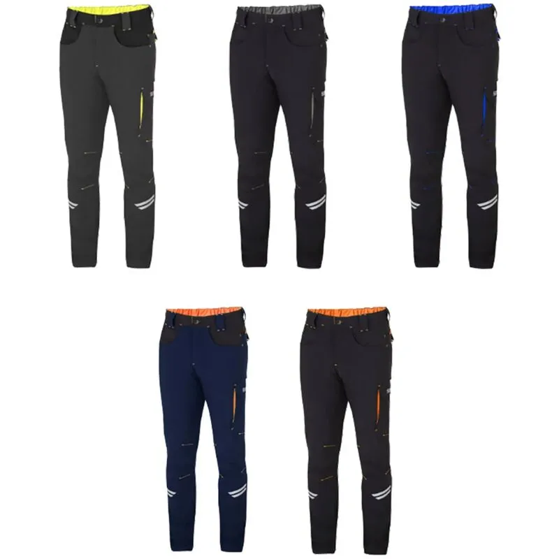 Marca - Pantaloni da lavoro Sparco Kansas Tech Ligh Trousers - xl - Nero/Grigio - Nero/Grigio