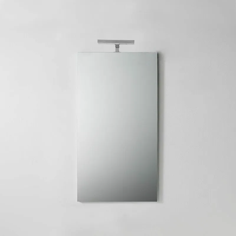 Specchio Bagno Semplice Con Luce Da 45 Cm x 90 Cm