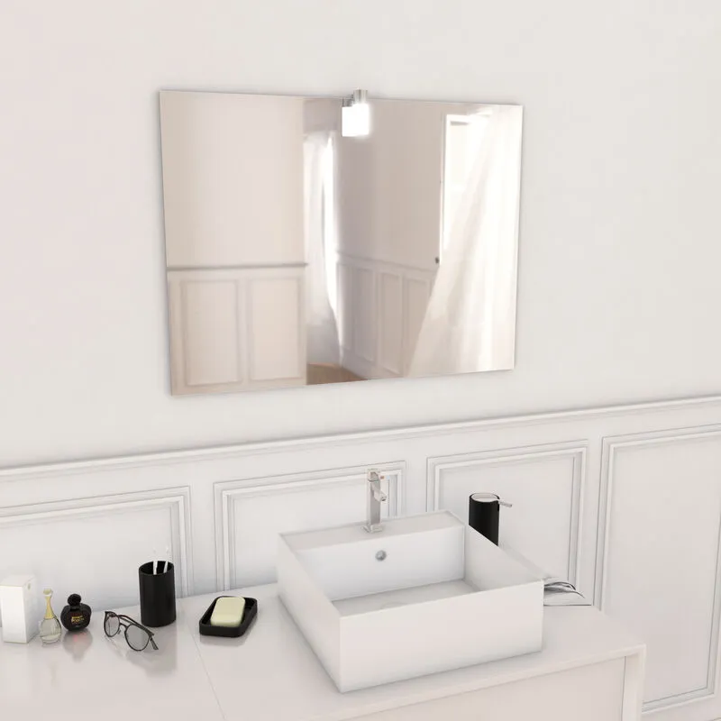 Specchio Bagno led Self-illuminante dot 80x60cm