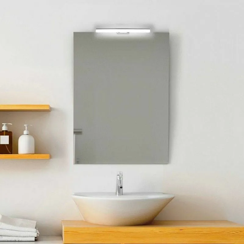 Specchio bagno reversibile con lampada led 70x50 cm specchio con lampada specchio con lampada specchio con lampada specchio con lampada specchio con