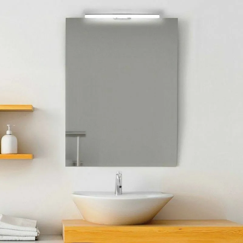 Specchio bagno led 80x60 cm reversibile specchio con lampada specchio con lampada specchio con lampada specchio con lampada specchio con lampada