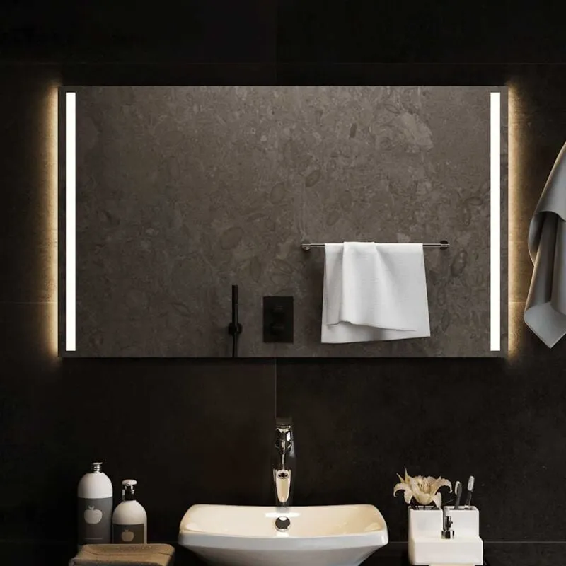 Specchio da Bagno con Luci led 100x60 cm - Vidaxl