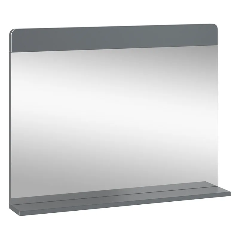 Specchio da bagno Izan, Grigio, 80.1 x 62 cm 