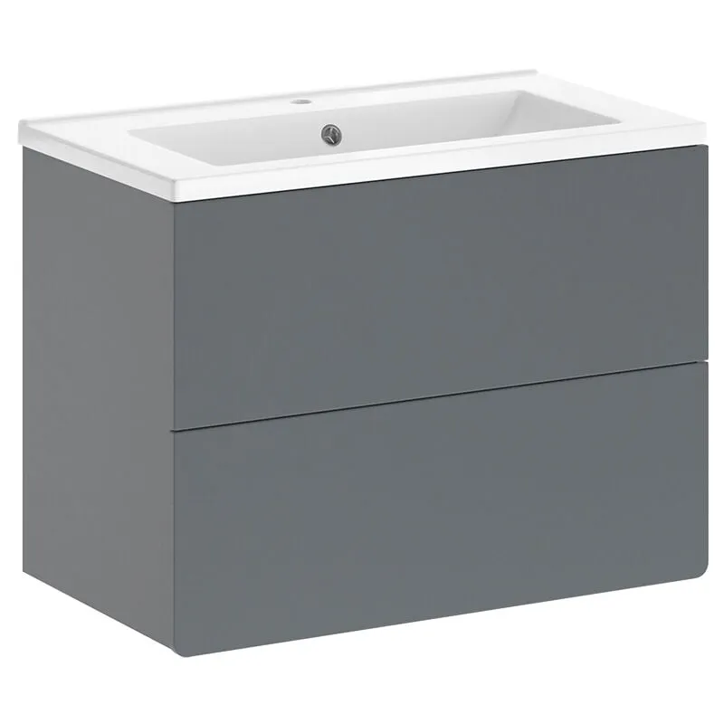  - Set mobili bagno Izan, Grigio, 2 parti