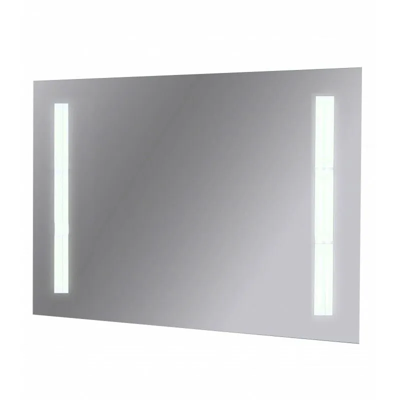 Specchio Da Bagno Retroilluminato a Led 100x70 Cm Senza specchio ingranditore Senza accensione a sfioro Senza Kit Bluetooth Specchio senza antifog