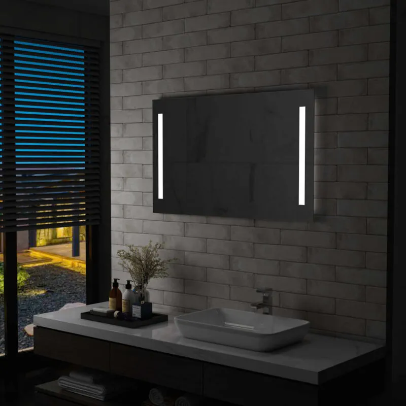 Specchio da Parete a led per Bagno 100x60 cm