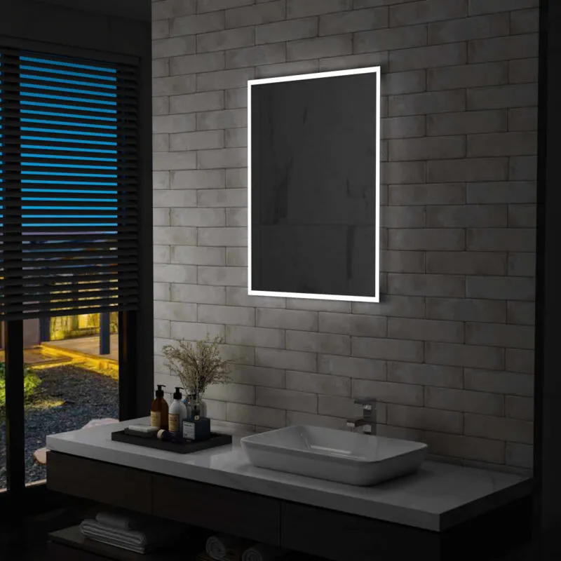 Specchio da Parete a led per Bagno 60x80 cm - Vidaxl