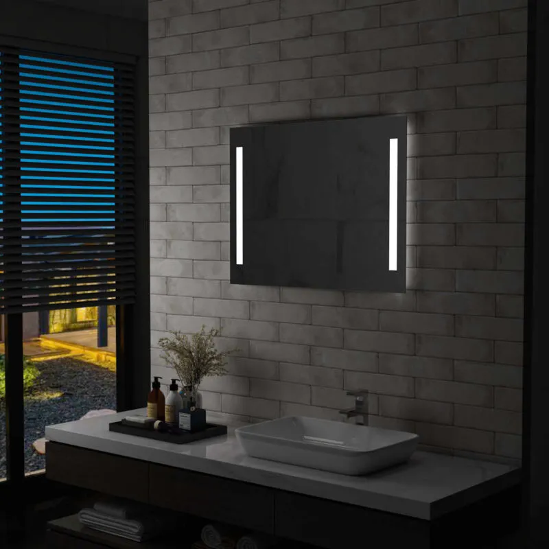 Specchio da Parete a led per Bagno 80x60 cm