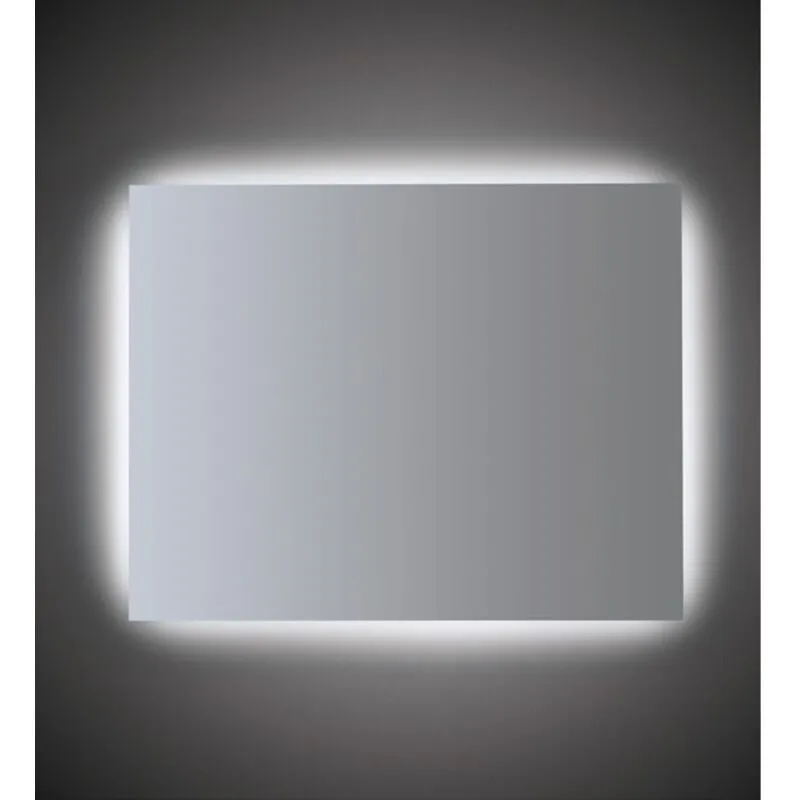 Specchio Moderno con Illuminazione a Led Rettangolare 80x60 da Bagno