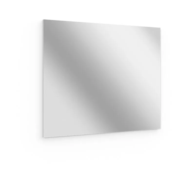 Specchio bagno Viola, Bianco, 80 x 65 cm 