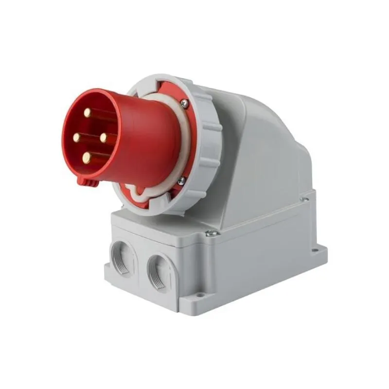 Spina industriale da parete, 380V, 3P+T, 63A, IP67 Rosi 1001068