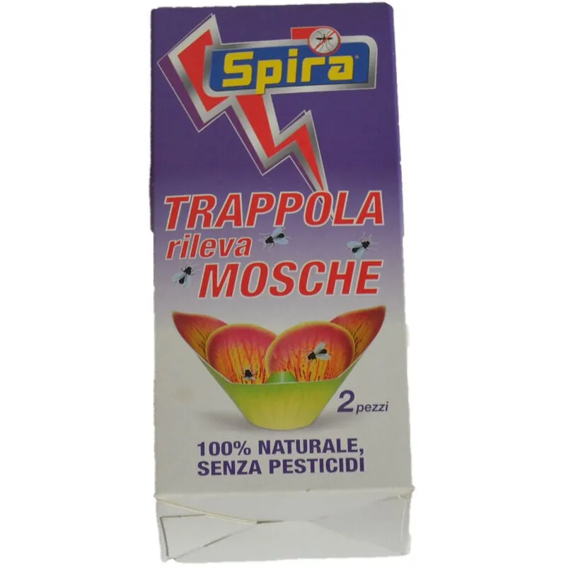  - trappola rileva mosche spira