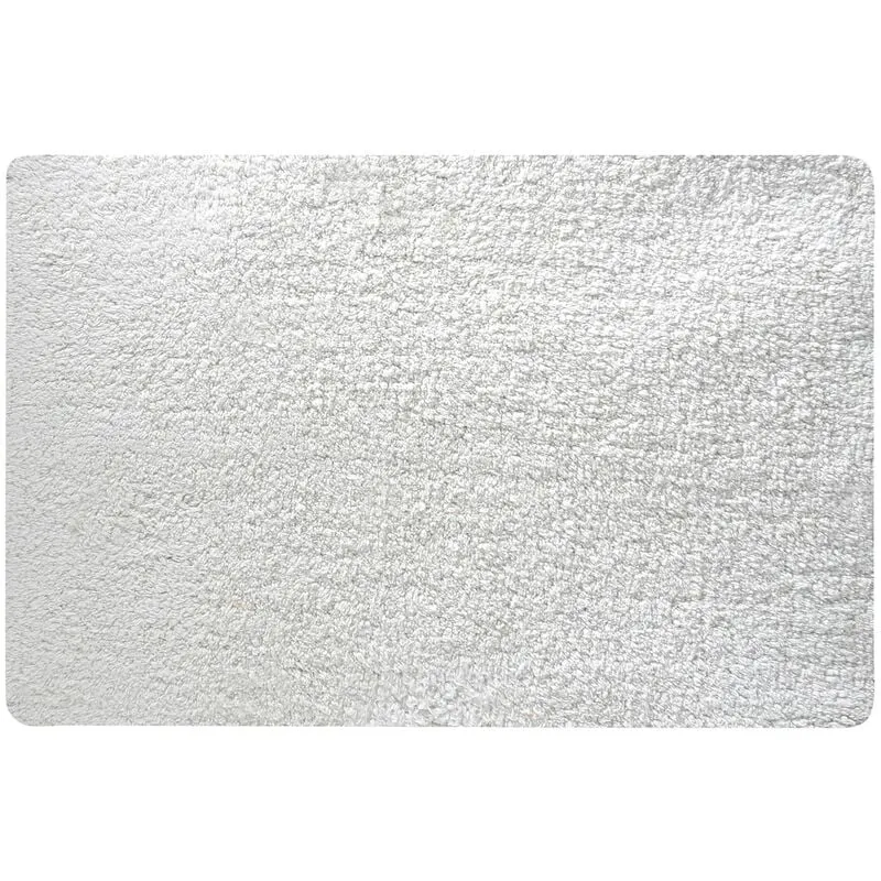 Spirella Collection Carolina, Tappetino da Bagno, 100% Cotone, Bianco 55 x 65 Bianco