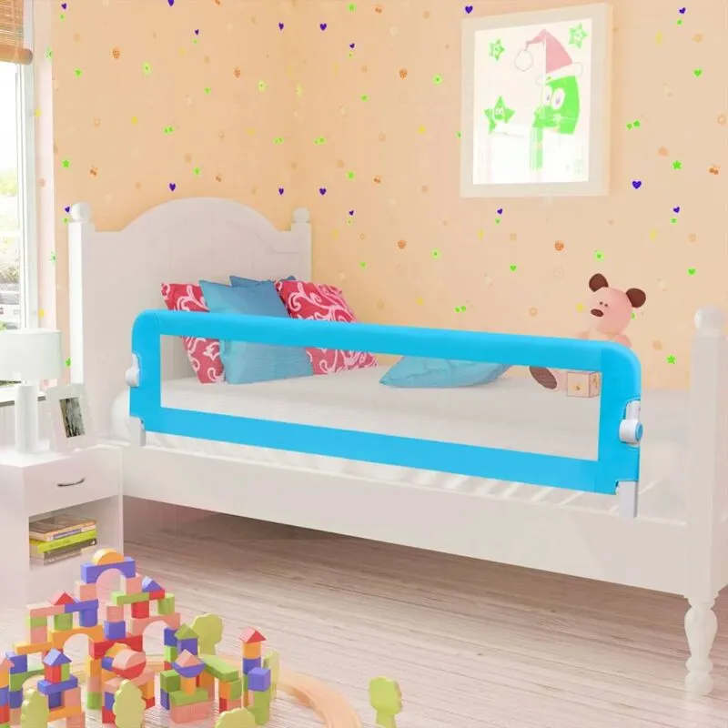 Vidaxl - Sponda di Sicurezza per Lettino Bambino 150 x 42 cm Blu