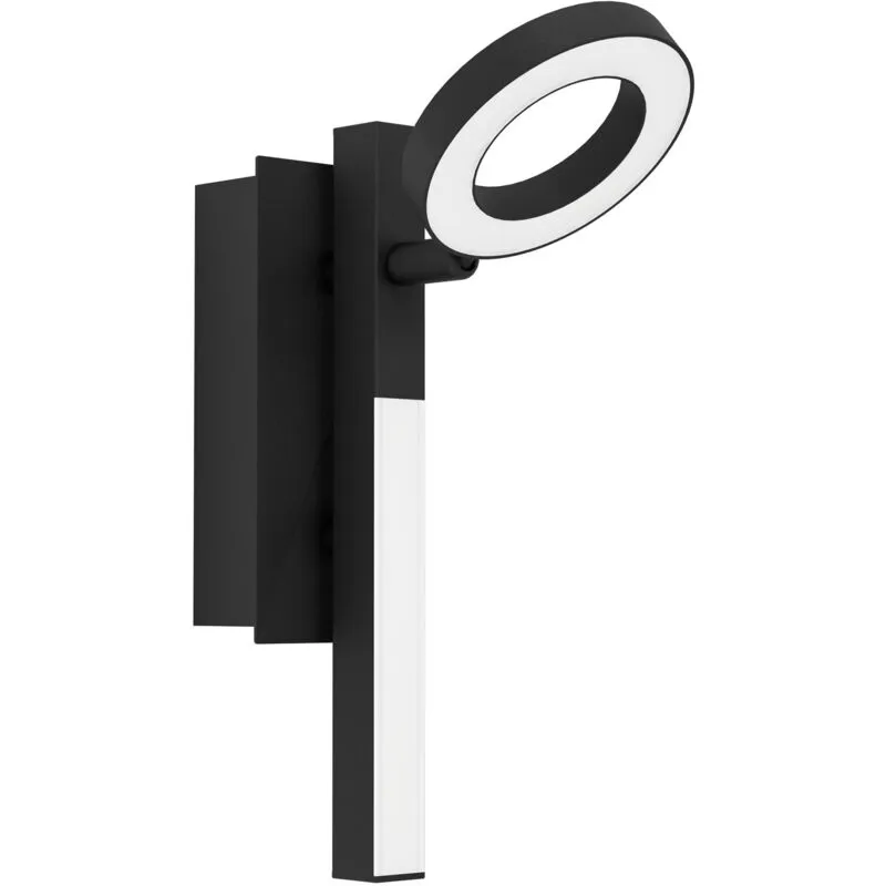 Spot Moderno Cardillio 2 In Alluminio Nero 1 Luce Led 3,2W 3000K Ip20