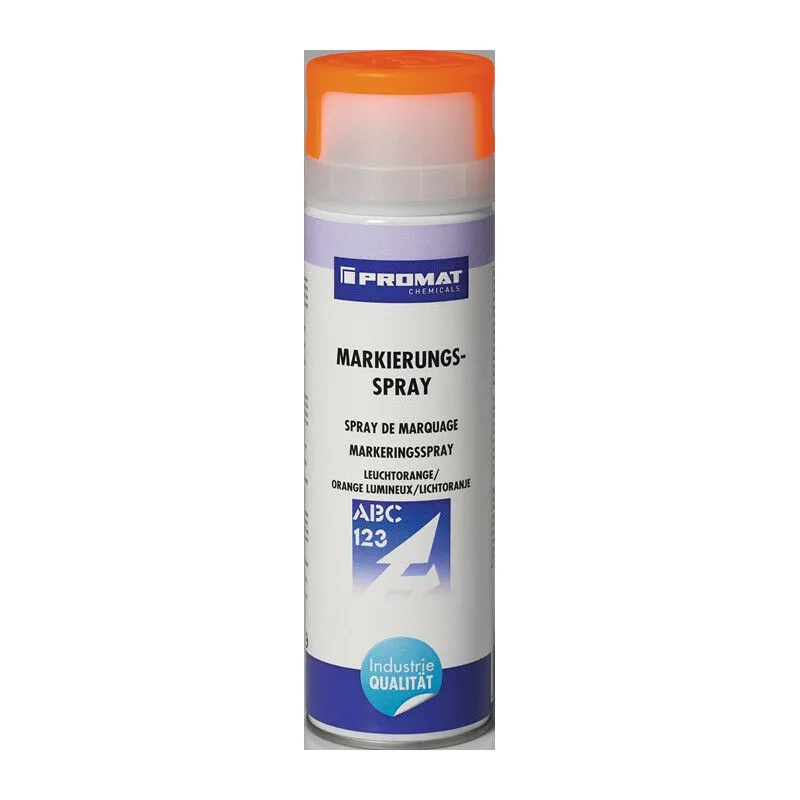 Spray per marcatura arancione brillante Bomboletta spray da 500 ml PROMAT CHEMICALS (Per 6)