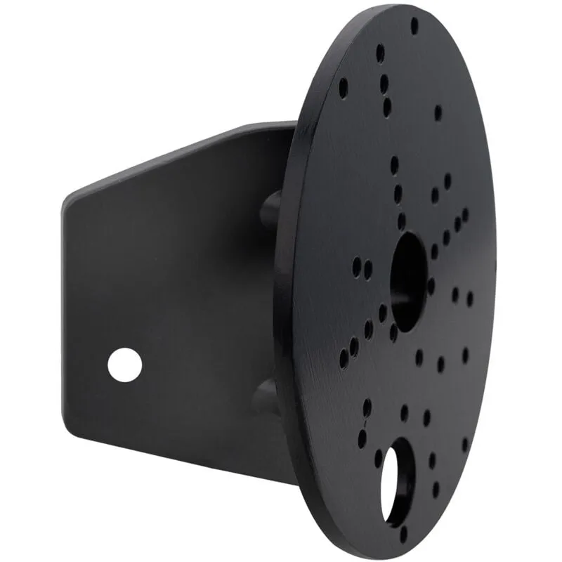 Connettore Angolare Acciaio Nero Diametro 11,2Cm