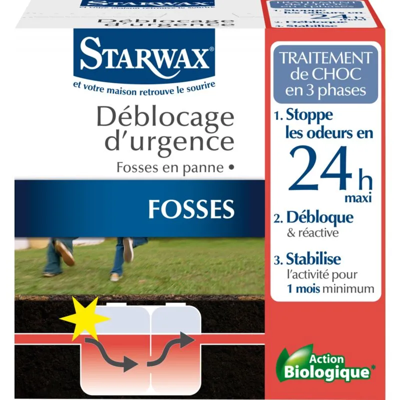 Trattamento di emergenza fosse ostruite 0,6 kg - Starwax