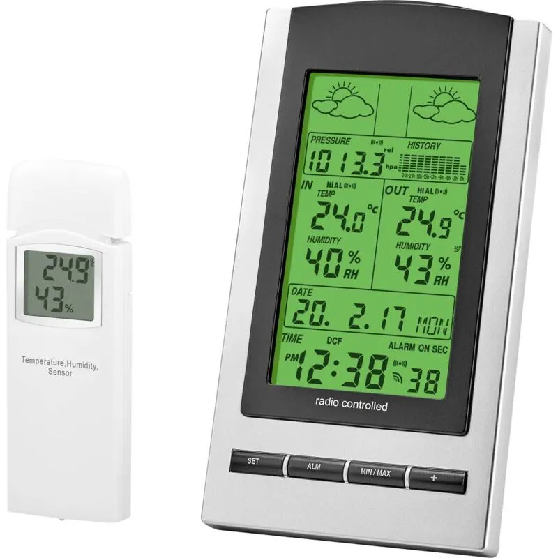 Eurochron - WH1173 9223c3b Stazione meteo digitale senza fili Numero di sensori max. 1