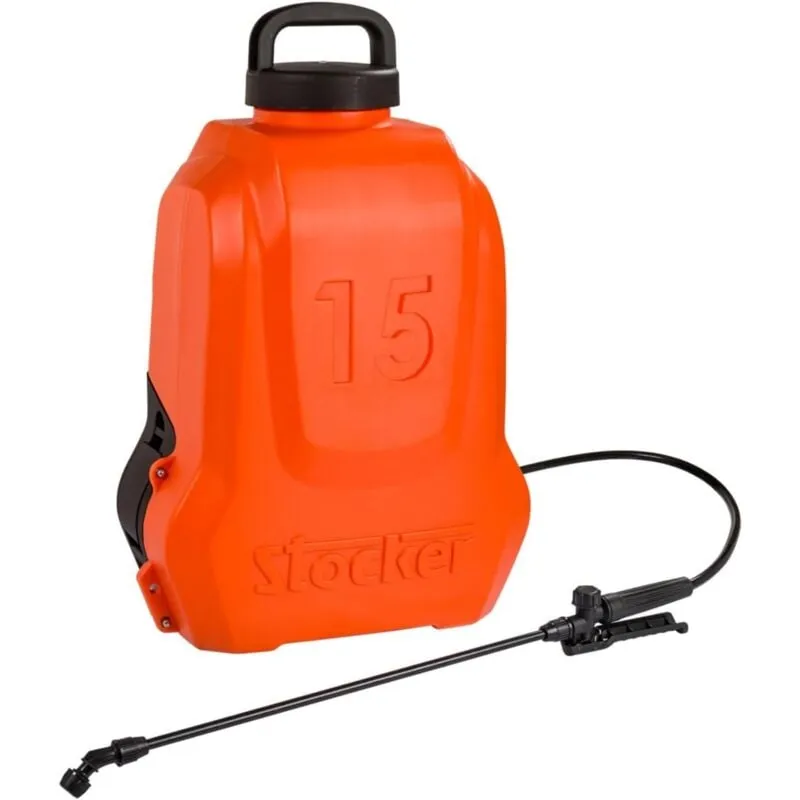 Pompa irroratrice a zaino batteria a litio Stocker 15 lt li-ion a spalla 5 bar