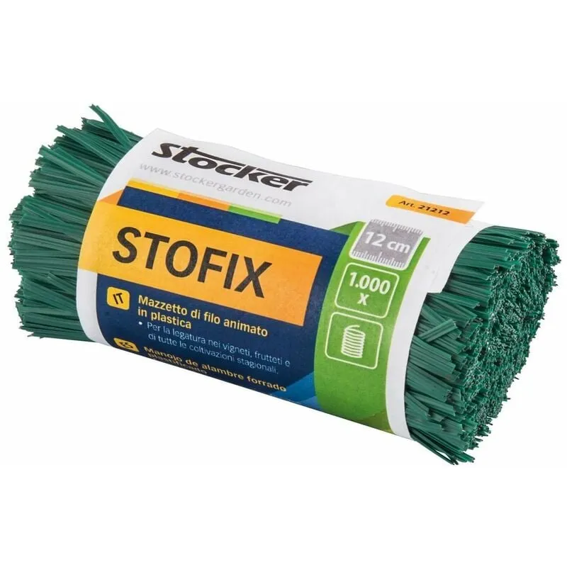 Stofix filo animato in plastica 20 cm - 1000 pz - Stocker