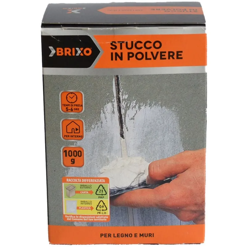 Brixo - stucco per legno a POLV.Kg. 1