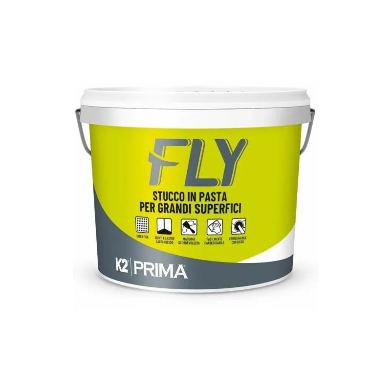 Stucco in pasta p/grandi superfici K2 fly 18 kg