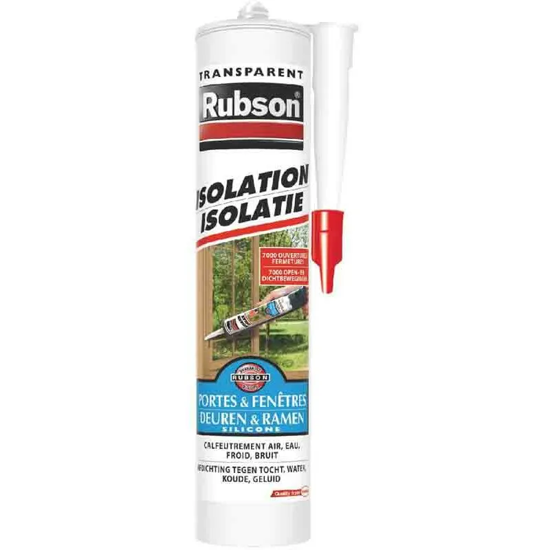 Rubson - Mastice isolante, 280 ml, colore: Trasparente