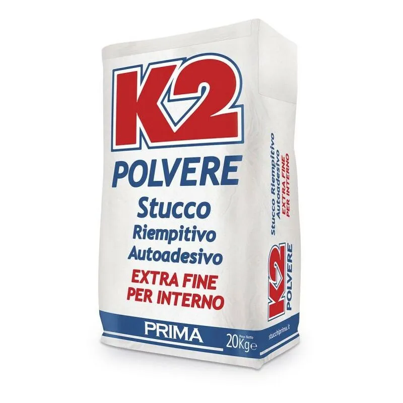 Stucco k2 in polvere kg 20  riempitivo autoadesivo