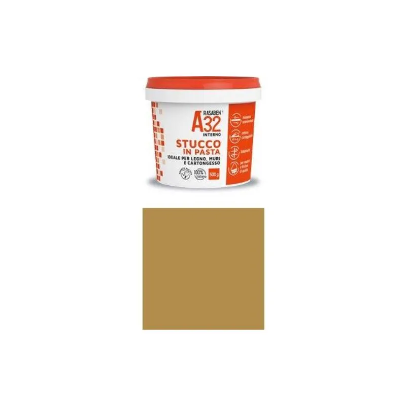 Stucco pasta legno a32  rasaben rovere kg 0,5 (6 pezzi) 