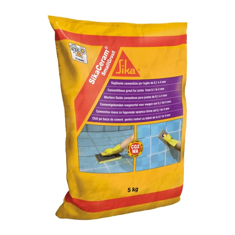 Sika - Stucco per fughe Ceram SmallGrout bianco sacco 5 kg