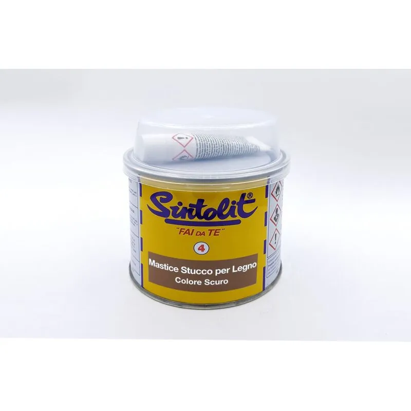 Stucco per legno Scuro Sintolit barattolo 375 ml