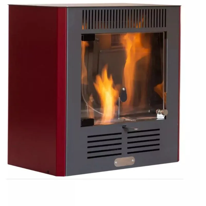  - stufa a bioetanolo tecno air system 'mini ruby' bordeaux 2,3 kw