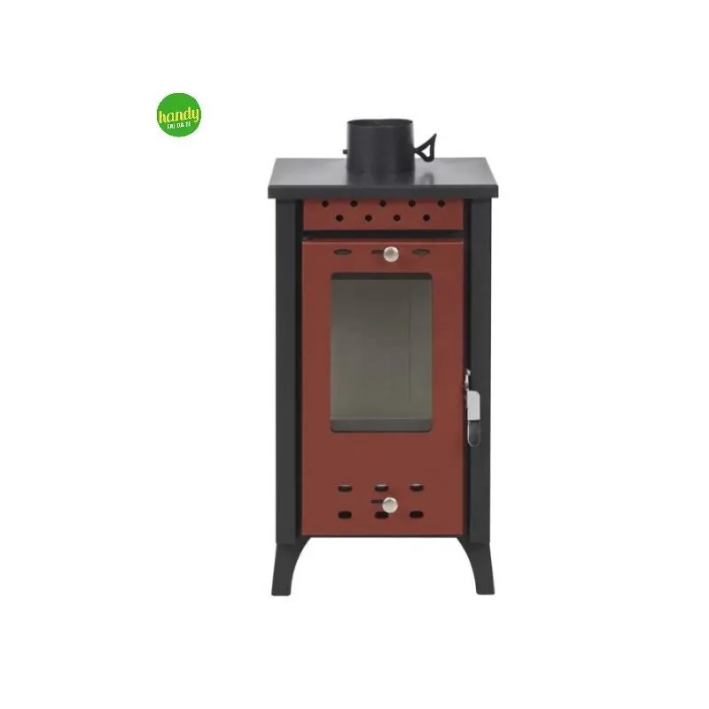 Divina Fire - Stufa a legna matilde mg100 8,5kw rosso