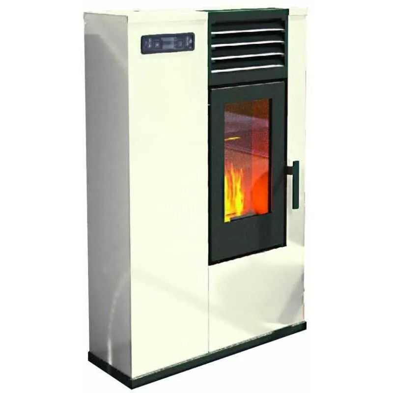 Punto Fuoco - Stufa a Pellet Susy Slim 7,5Kw Avorio