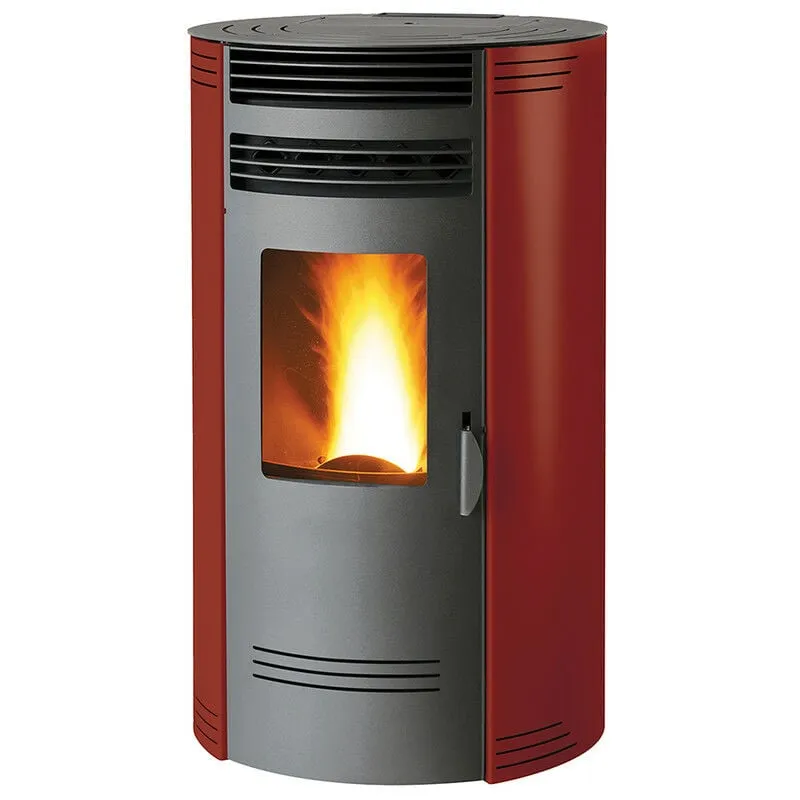 Biotermika - Stufa a Pellet bio gq 100 Rosso